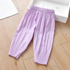 Children Kids Baby Fashion Girls Casual Basic Solid Color Pants