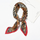 Vintage Pattern Women Geometric Leopard Print Square Scarf