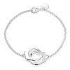 Female Engagement Luxury Unique Handcuffs Silver Plated Copper Bracelet