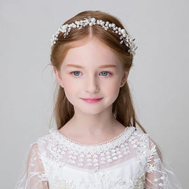 Girls Elegant Pearl Rhinestone Decoration Hair Accessories