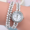 Women Fashion Exquisite Pearl Bracelet Watche