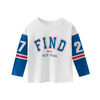 Children Letter Pattern Cotton Long-Sleeved T-Shirt