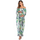Women Fashion Leaf Printed Off-The-Shoulder Maternity Dress