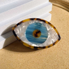 Women Great Evil Eye Metal Capture Shark Hair Claw