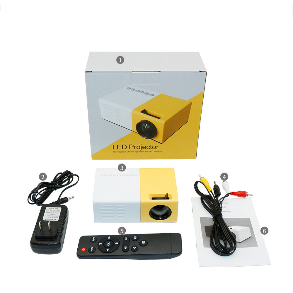 YG300 Portable Home Mini Projector