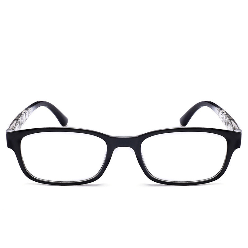 Fashion New Design Light Weight Transparent PC Frame HD Resin Lenses Oldman Reading Glasses