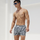 Men Fashion Striped Quick-Drying Swimming Shorts