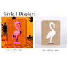 Creative Bell Flamingo Decor Wooden Shell LED Night Light