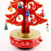 Creative Christmas Tree Shape Rotating Music Box