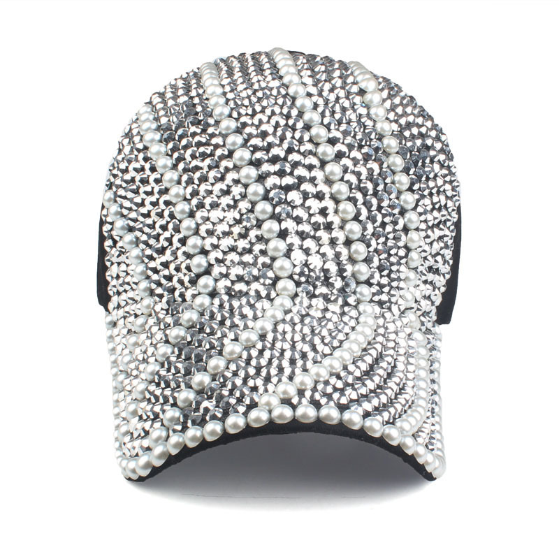 Women'S Fashion Full Diamond Sunshade Sunscreen Cap