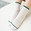 Kids Simple Double Stripe Breathable Mesh Ocks Set