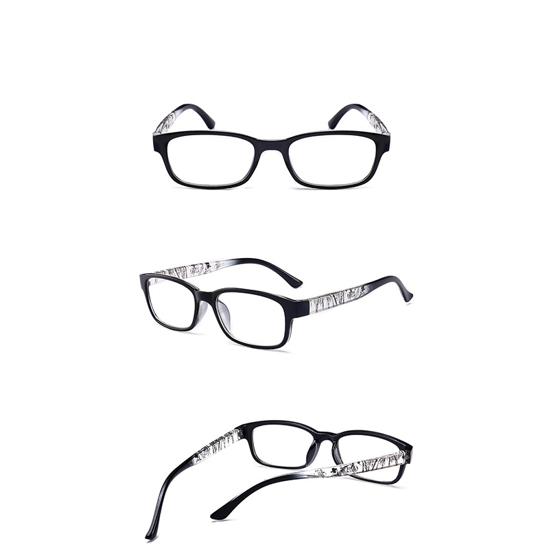 Fashion New Design Light Weight Transparent PC Frame HD Resin Lenses Oldman Reading Glasses