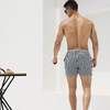 Men Fashion Striped Quick-Drying Swimming Shorts