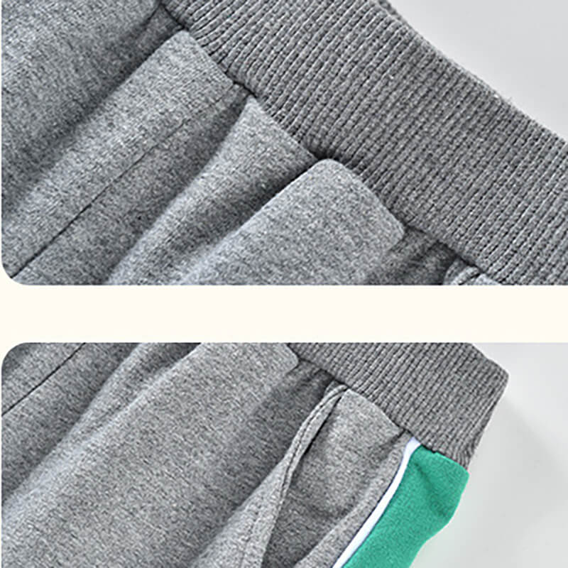 Kids Casual Elastic Design Pants