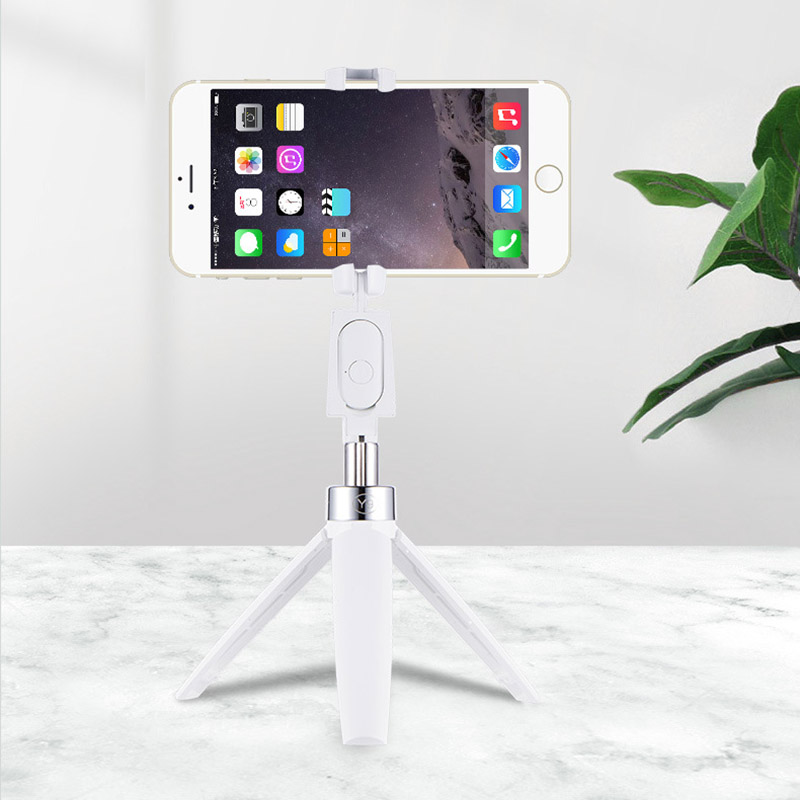 Mobile Phone Foldable Wireless Bluetooth Control Tripod Selfie Stick