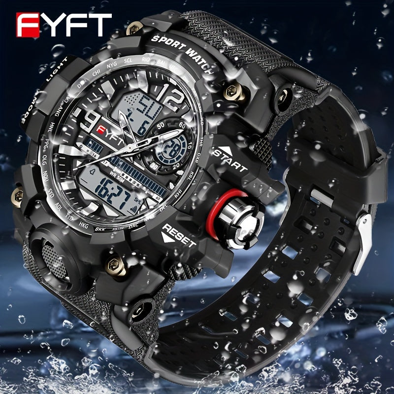 FYFT Large Dial Fashionable Outdoor Anti Drop Nightglow Watch Gift FS