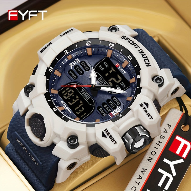 Boy's Watch FYFT Contrast Color Trend Outdoor Glow Casual Boy's Watch FS