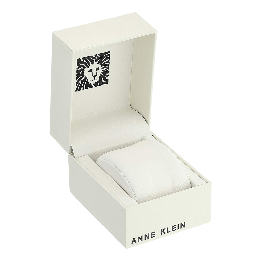 Anne Klein Ceramic White Dial Solar 3844WTGB Women's Watch