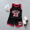 9M-5Y Toddler Boy Activewear Sets Basketball Letter Tank Top & Shorts Boys