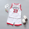 9M-5Y Toddler Boy Activewear Sets Basketball Letter Tank Top & Shorts Boys