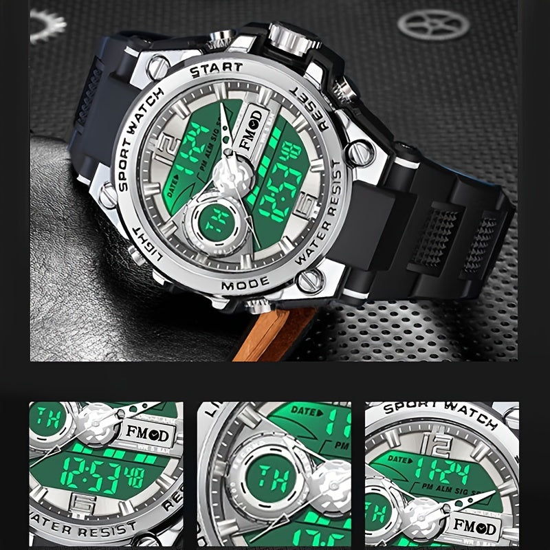 Sports Watch Chrono-Alarm Multifunctional Electronic Outdoor Digital Wrist Watch For Women Men, FS