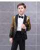 Toddler Boy 3-12years Coats & Jackets Gradient Sequin Kids Boys Tops Boy Stage Catwalk Piano Performance Boy Suit Top