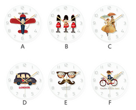 Bedroom room cartoon wall clock