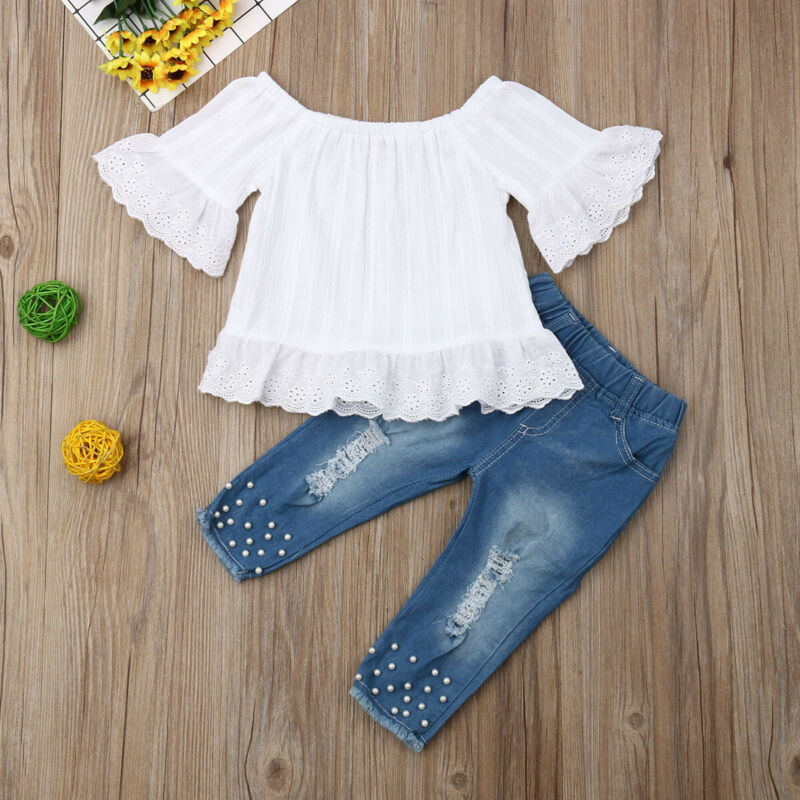 Girls Kids Clothes  Set Children