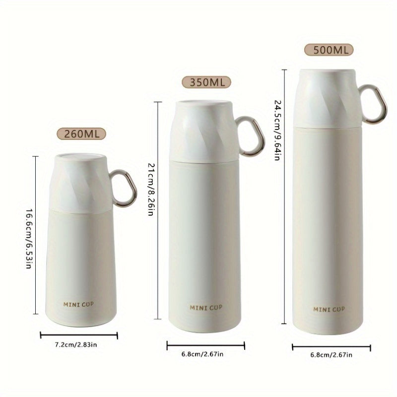 1pc, Stainless Steel Thermal Cup, With Gift Box Set, Double Layer Leakproof Insulated Water Bottle, Keeps Hot And Cold Drinks For Hours, FS