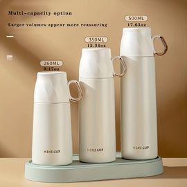 1pc, Stainless Steel Thermal Cup, With Gift Box Set, Double Layer Leakproof Insulated Water Bottle, Keeps Hot And Cold Drinks For Hours, FS