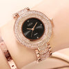 Women's watch with diamond strap