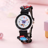 Kids' Cartoon Racing Car Watch - Cute Fashion with PVC Strap, Plastic Case, Electronic Drive, Analog Display for Ages 15+