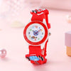 Kids' Cartoon Racing Car Watch - Cute Fashion with PVC Strap, Plastic Case, Electronic Drive, Analog Display for Ages 15+