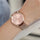 Fashion Alloy Belt Mesh Watch Unisex women's watches Minimalist Style Quartz Watch relogio feminino saat Watches for women