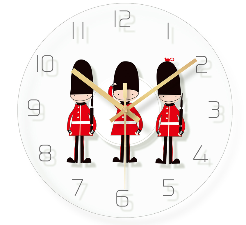 Bedroom room cartoon wall clock