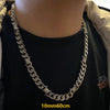 New Thorn Cuban Chain Matte Frosted Necklace