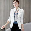 Blazer Long Sleeve Solid Color