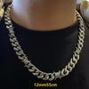 New Thorn Cuban Chain Matte Frosted Necklace