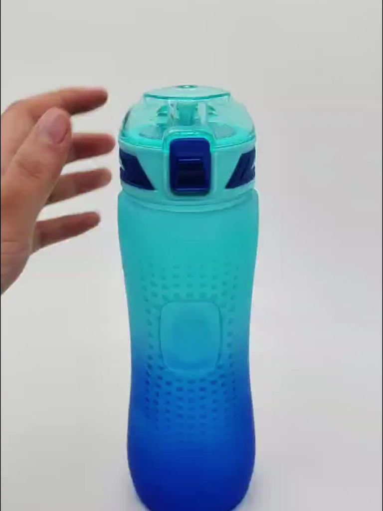 Sports Water Bottle  1pc - Leak-Proof, Non-Slip, Portable, Perfect For Gym, Travel, And Fitness, FS