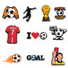 10 pcs Unisex Detachable Sneakers Soccer Sports Collection Shoe Decorations