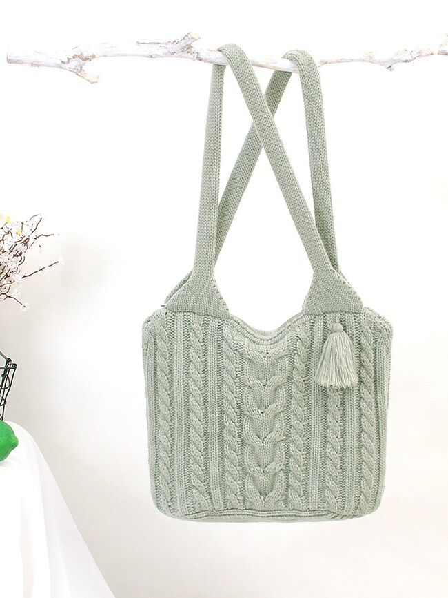 Women Bag Color Crochet hand bag