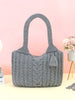 Fashion Women Solid Color Crochet Bag