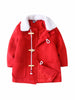 High Quality Kid Boy Fleece Collar Pocket Front Coat