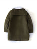 High Quality Kid Boy Fleece Collar Pocket Front Coat