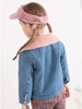 High Quality Kid Girl Button Up Denim Jacket