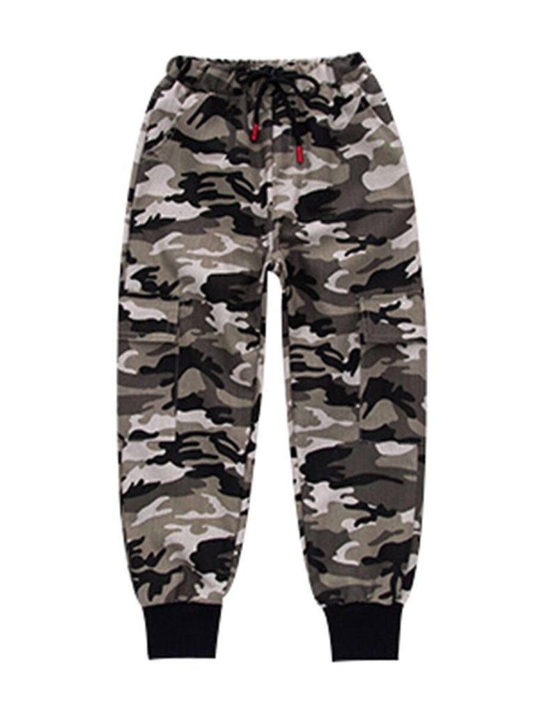 Kid Boy Trendy Camouflage Cargo Army Pants