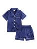 Two Pieces Kid Pajama's Set Top And Shorts Kids Clothing Pajamas