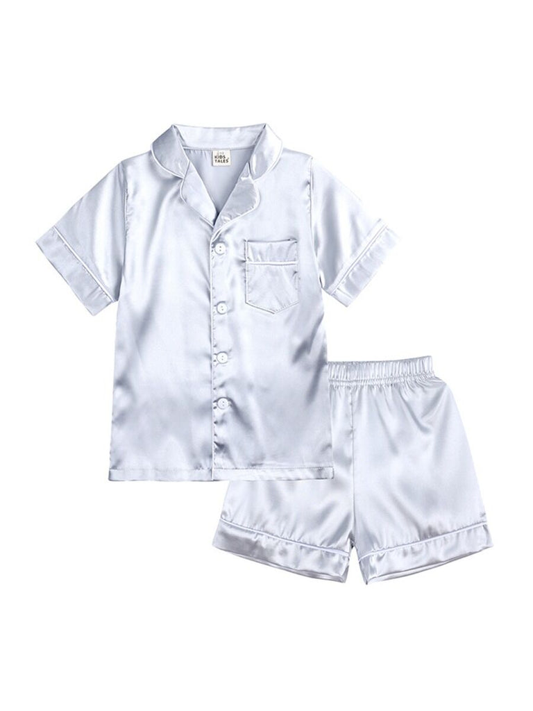 Two Pieces Kid Pajama's Set Top And Shorts Kids Clothing Pajamas