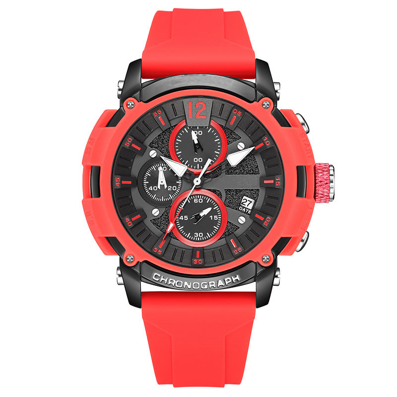 Men's Multi-function Timing Luminous Waterproof Calendar Wholesale Student Movement Watches