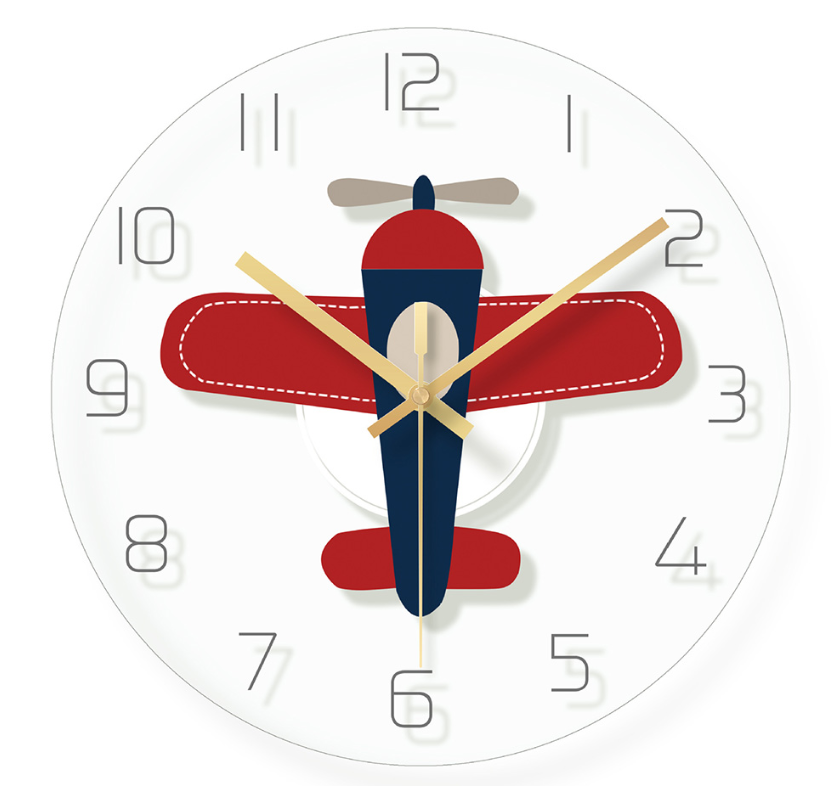 Bedroom room cartoon wall clock